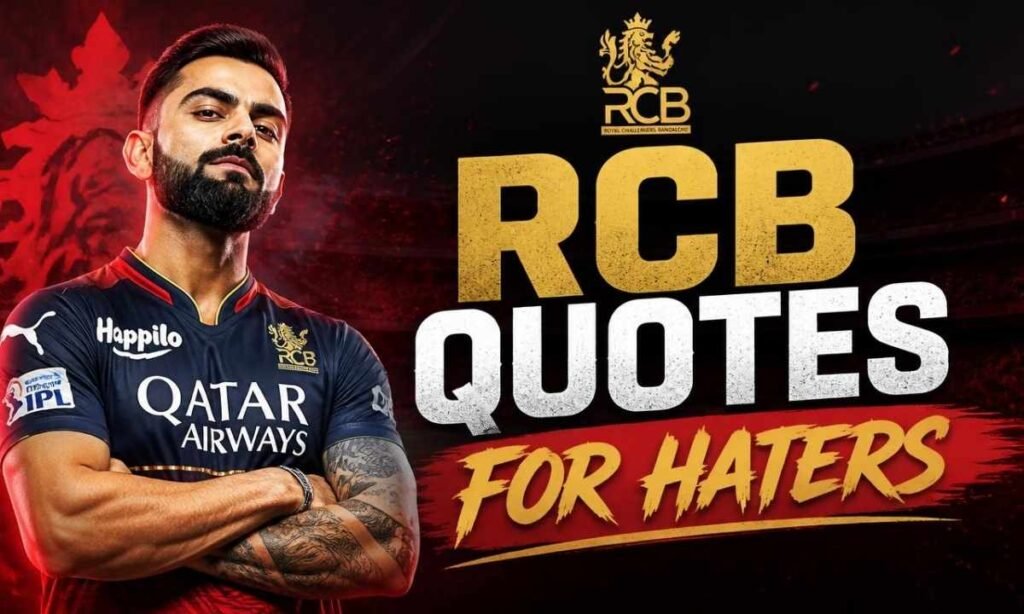 RCB Quotes for Haters