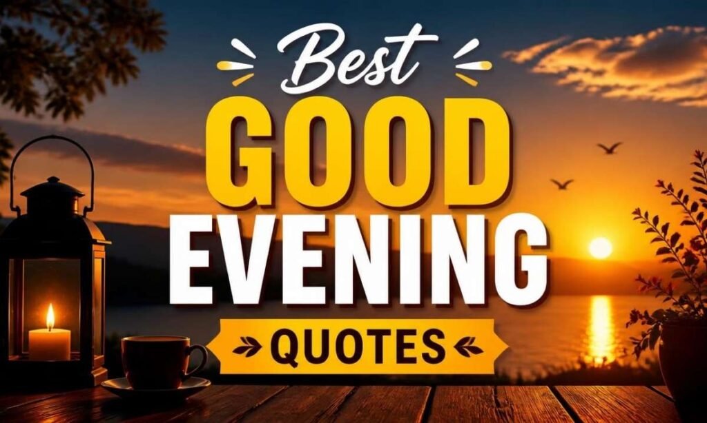 best-good-evening-quotes
